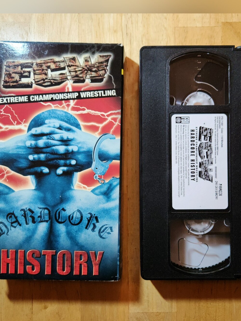 ECW Hardcore History (VHS, 2001) vintage wrestling video tape